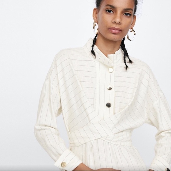 Zara Linen Dress - Picture 2 of 5